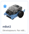 Périphérique : robot mBot 2