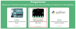 Choix de l'interface de programmation