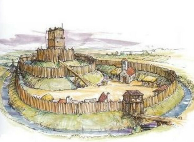Premier château fort du Moyen Age