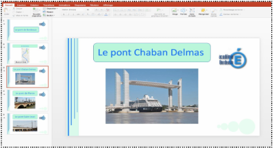Logiciel de présentation PowerPoint